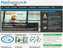 Tablet Screenshot of max-exposure.com